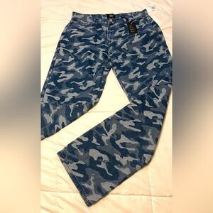 Forever 21 Camouflage Blue Jean
